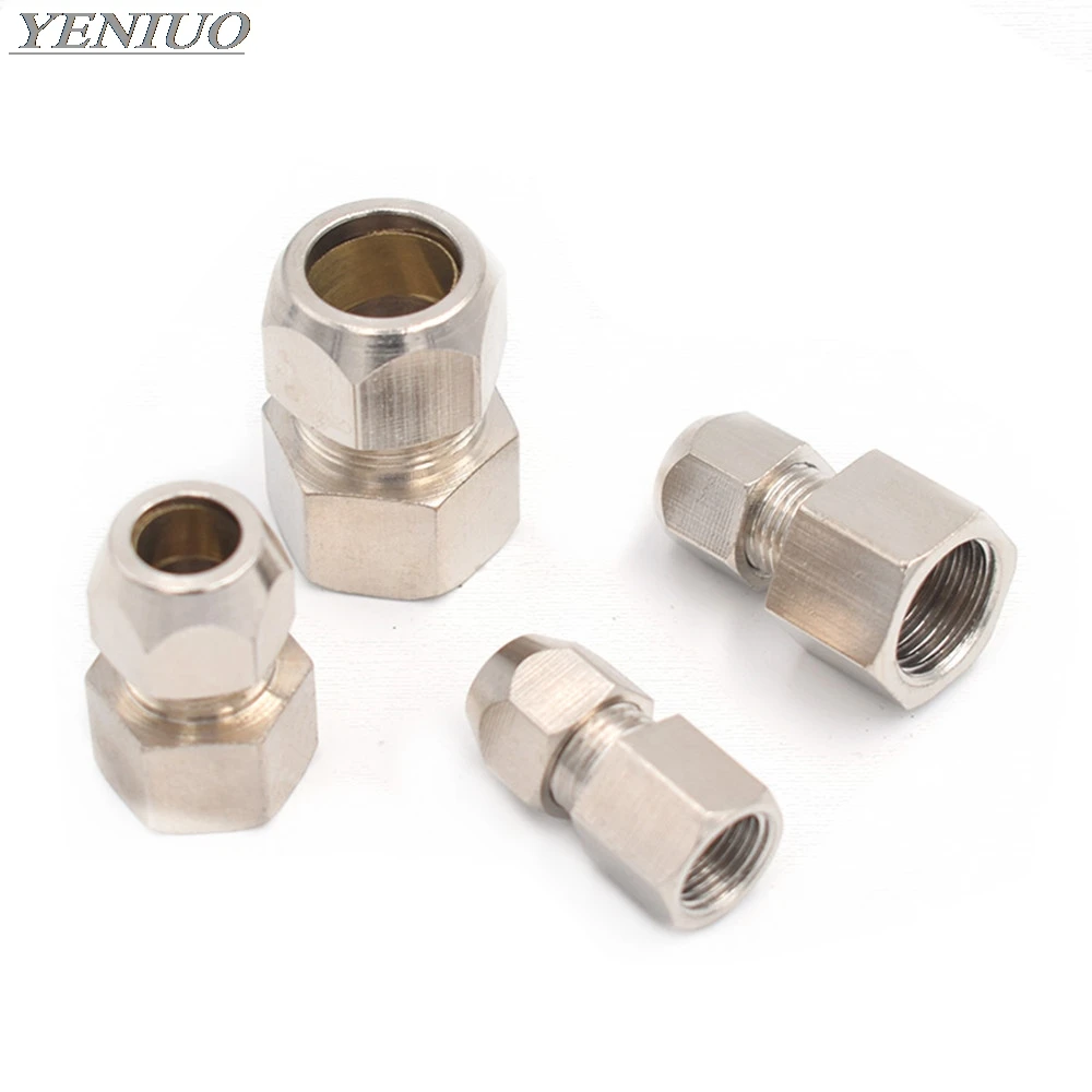 

Ring Lock oil Tube Compression Ferrule Tube Compression Fitting Connector tube 4-12mm Female Thread 1/8" 1/4" 3/8" 1/2" BSP