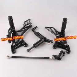 Motorbike Adjustable Shift Brake Rear Set Footpegs Foot Rest Peg For Yamaha YZF R1 2007-2008 Spare Parts
