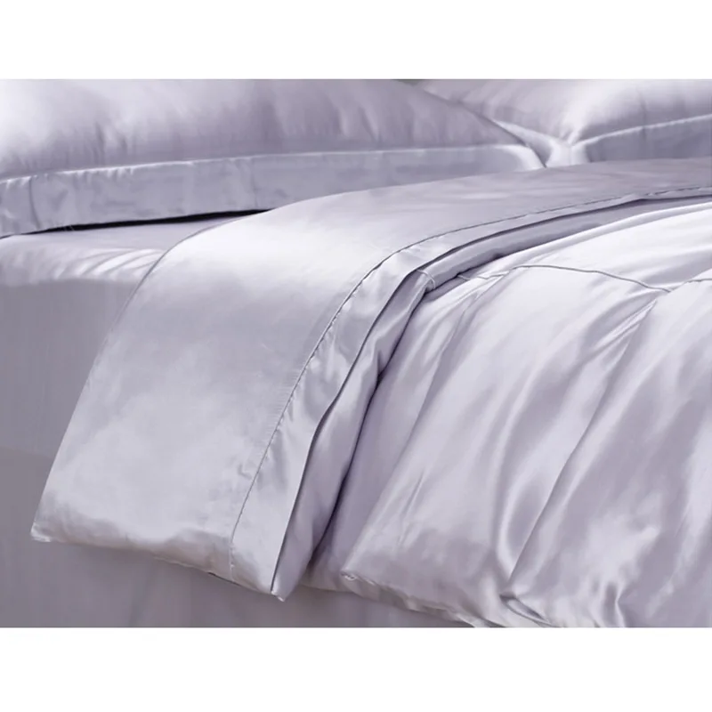 16MM New 100% Pure Mulberry Silk Bedding Set 3PCS Envelope Pillowcase Duvet Cover Sets Multicolor Multi Size