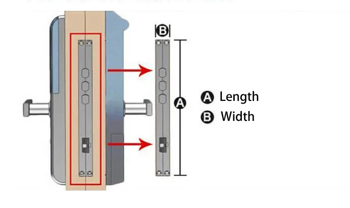 Büro/Hotel zimmer rfid karte elektronische türschloss mit software-management – Detail 17