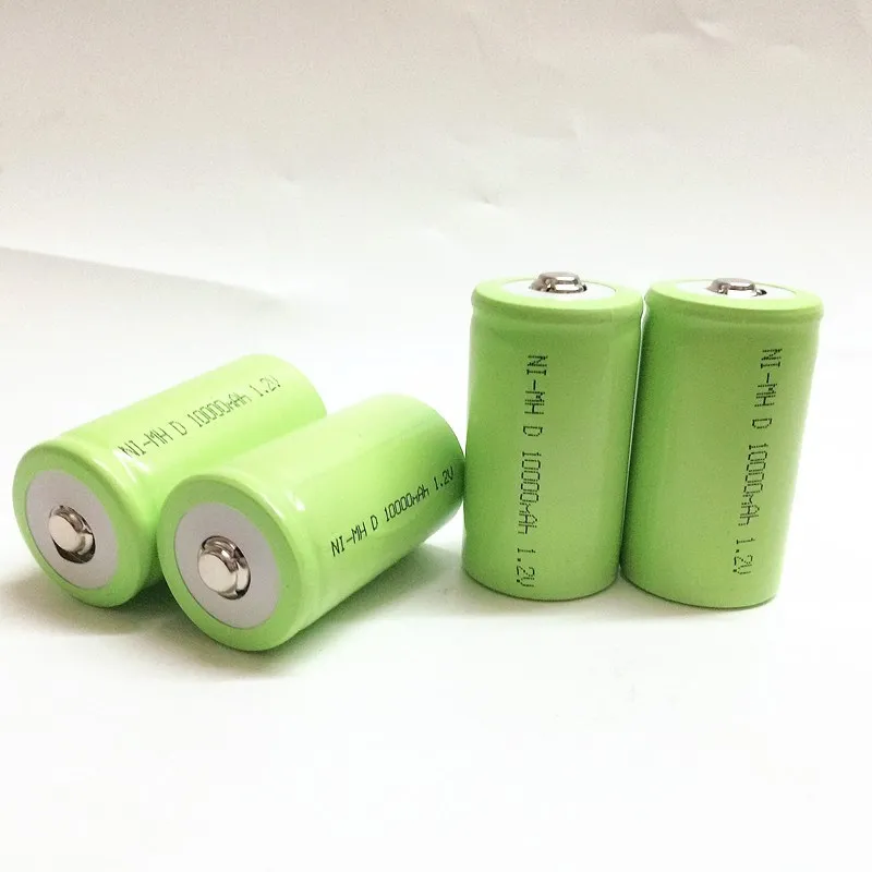 Rechargeable Battery D Size 9000mAh 1.2V Nimh Mi-mh D Type 10000mah for Pack Light Flashlight Gas Stove Home Equipment Power