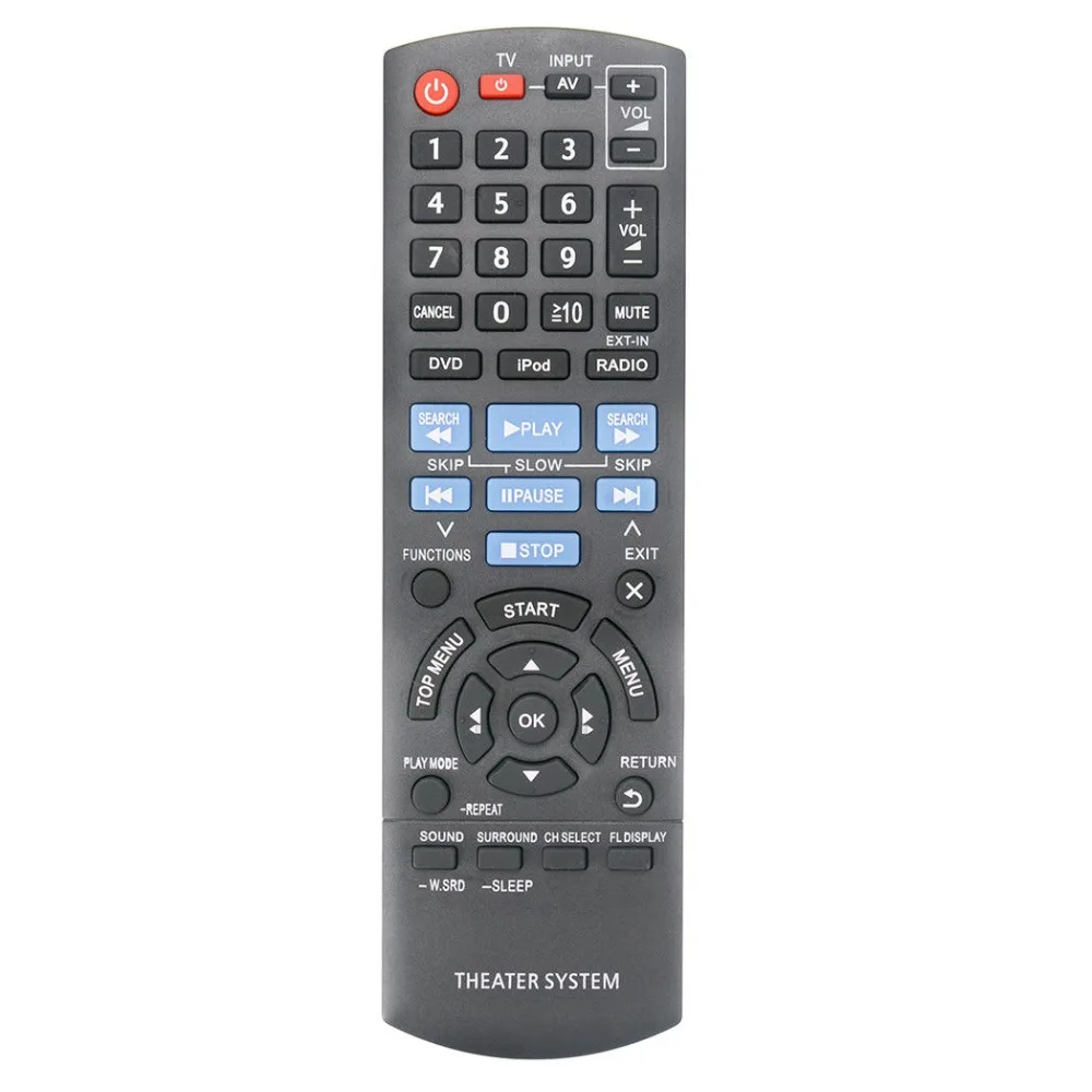 

New N2QAYB000702 Remote Control fit for Panasonic DVD SC-XH170 Sa-xh170 SA-XH170P DVD Home Theater