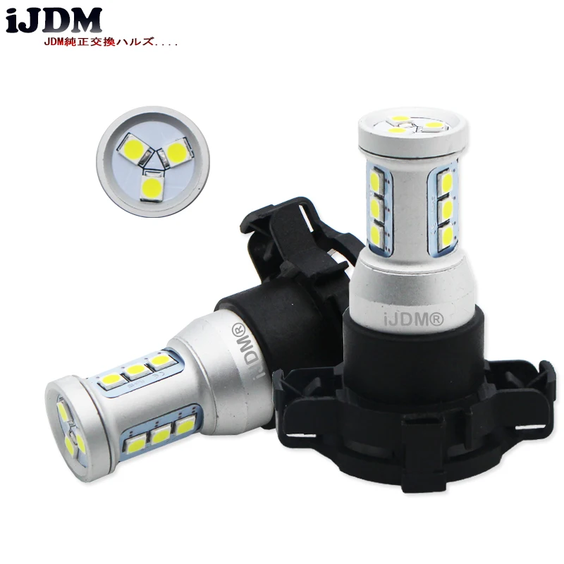 2PCS PY24W LED Bulbs For BMW E90/E92 3 Series,F10/F07 5 Series, E83/F25 X3 E70 X5 E71 X6 Z4 Front Turn Signal Lights