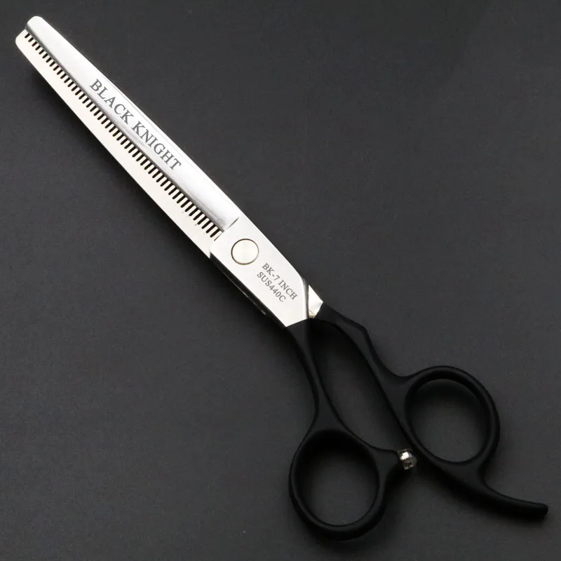 7\'\' Left Hand High-Class Hairdressing Scissors 440C 62HRC Dogs Cats Pets Thinning Shears Hair Scissors