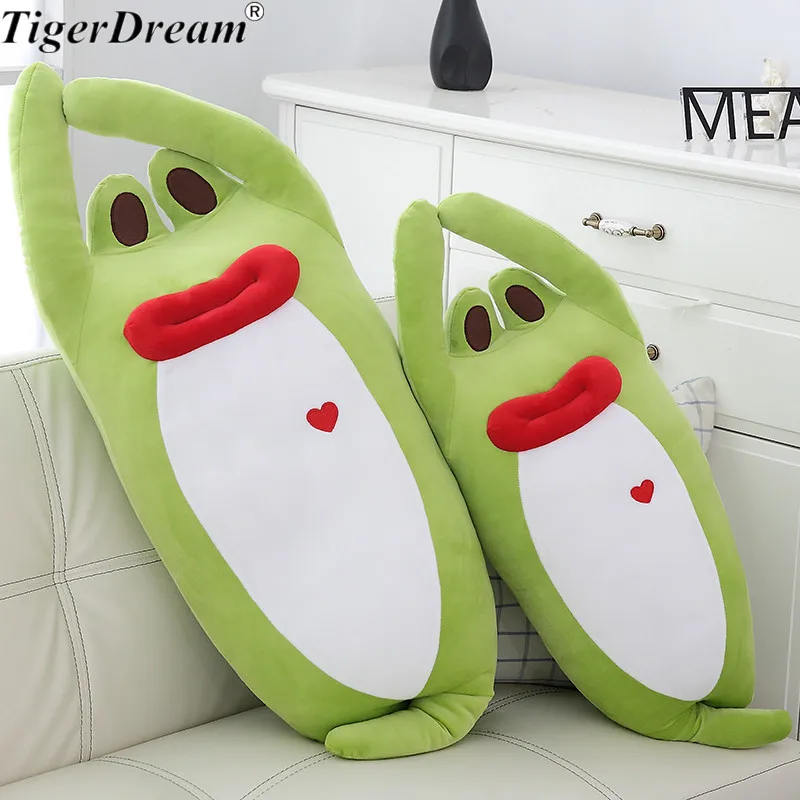 

One Piece Cute Down Cotton Cushion Stuffed Love And Pout Frog Plush Toys Cartoon Sleeping Pillow Soft Animals Dolls