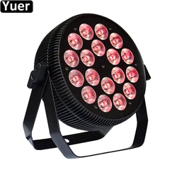 LED Par RGBW 4IN1 18x10W Party Light DJ Disco LED Par DMX512 7Mode 8CH Par Lights For Club Home Party Wedding Bar Music Lighting