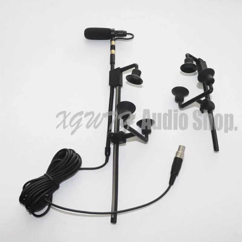 Musical Instrument Condenser Microphone Saxophone Violin Orchestra Trumpet Gooseneck Mic For AKG Wireless Bodypack Transmitter