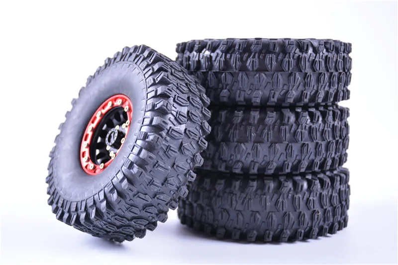 

1.9 inch alloy wheel hub with tire for 1/10 Traxxas HSP Redcat Tamiya Axial SCX10 D90 HPI RC Rock Crawler