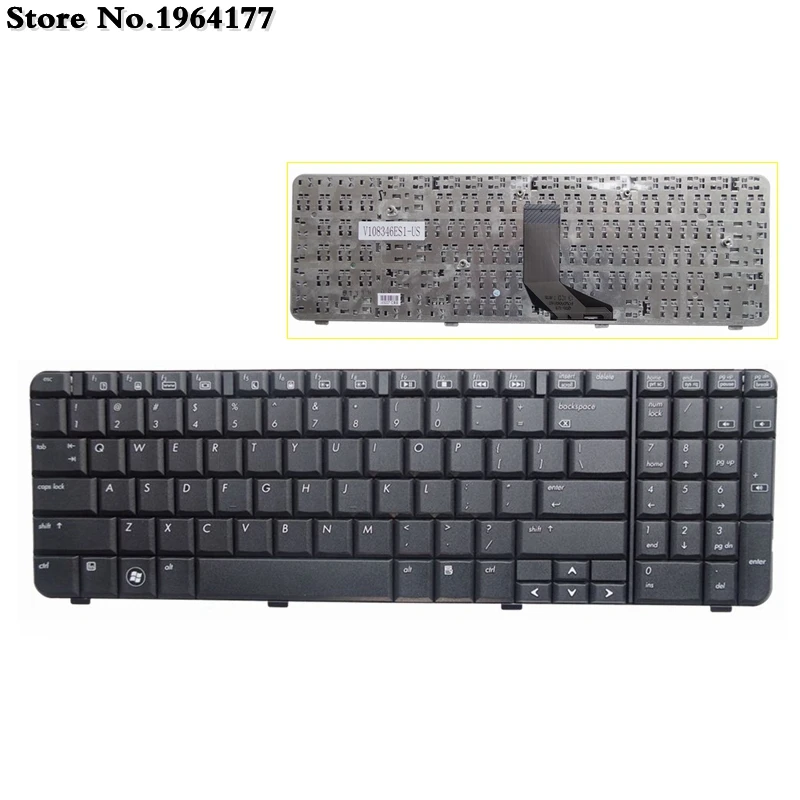 New English Laptop Keyboard FOR HP/Compaq CQ61-400 G61-336NR G61-632NR G61-327CL CQ61-320CA G61-423 CQ61-320SG black US layout