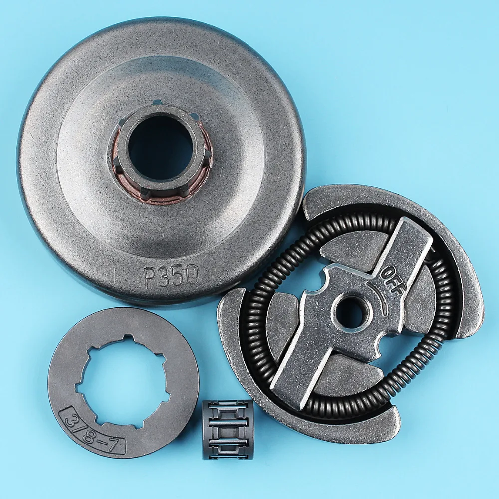 3/8 "-7 T Clutch Drum Sprocket Rim Bearing Kit untuk Husqvarna 235 235E 236 240 240E Jonsered 2035 2036 2040 Gergaji Spare Part