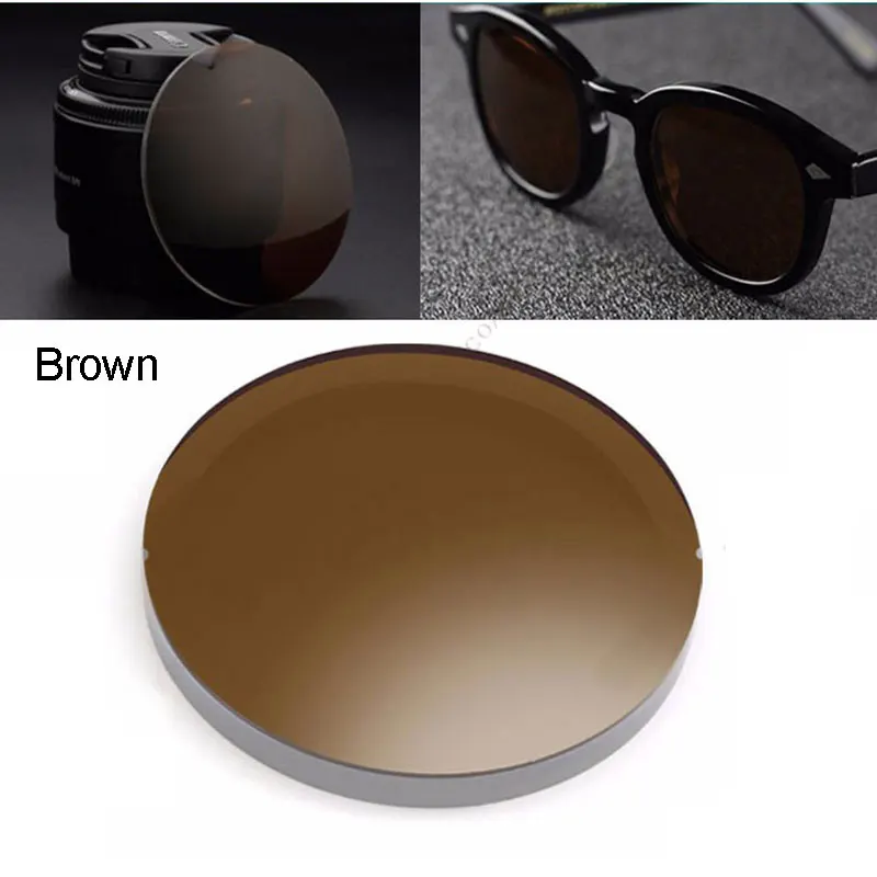 1.499 1.61 1.67 Polarized Prescription CR-39 Resin Aspheric Glasses Lenses Myopia Sunglasses Lens Polarized Coating