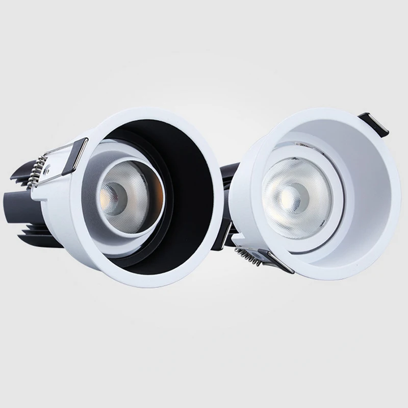 Super Bright LED Downlight COB 7 W 10 W LED หลอดไฟตกแต่ง LED โคมไฟเพดาน AC 110 V 220 V