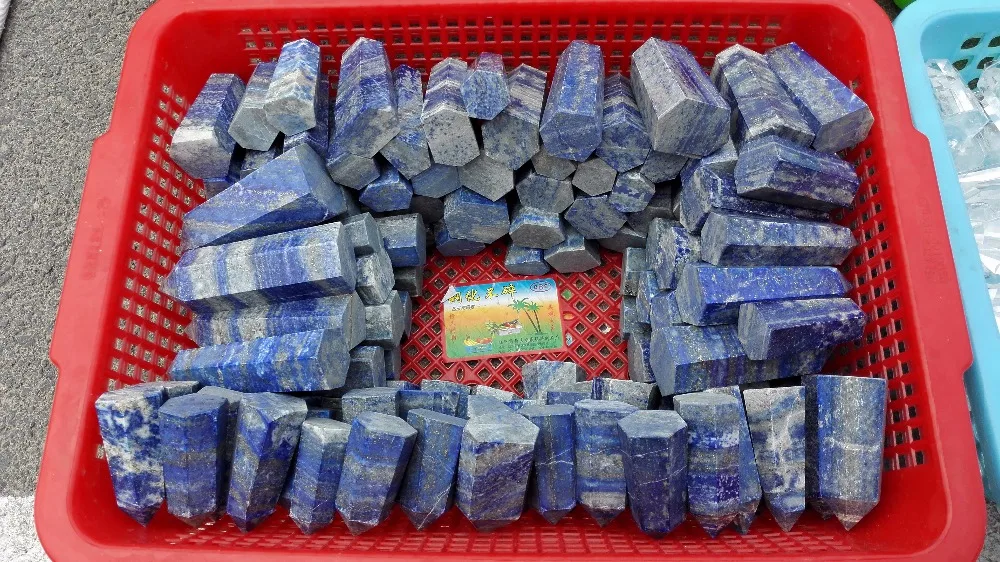 

1000g(2.2lb)NATURAL PRETTY LAPIS LAZULI CRYSTAL POINT Healing Wholesale