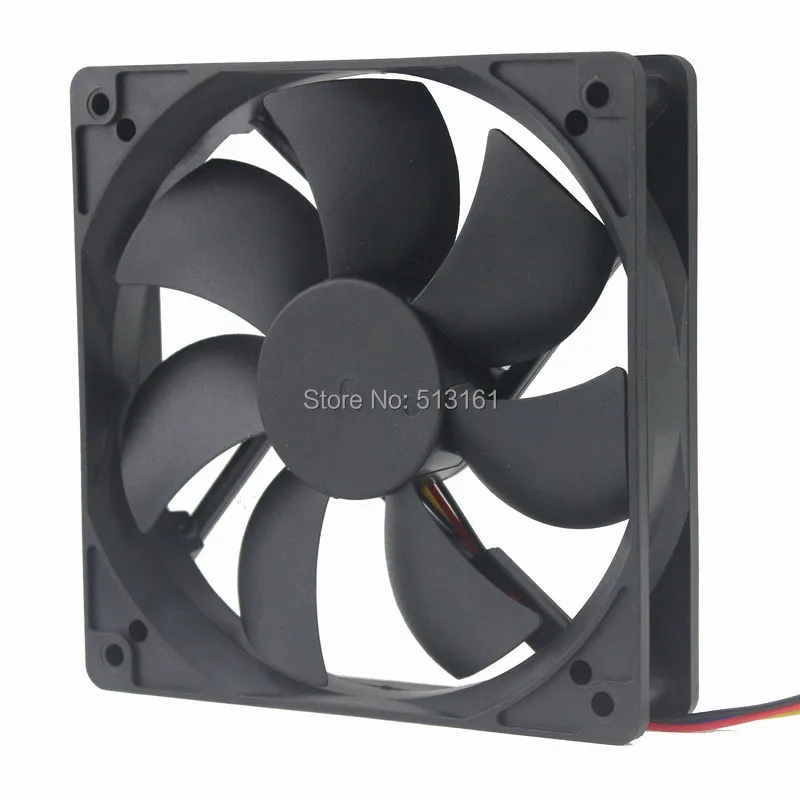 2 PCS Gdstime 120mm 120x120x25mm 12cm DC 12V 4Pin PWM Computer Cooling Cooler Fan