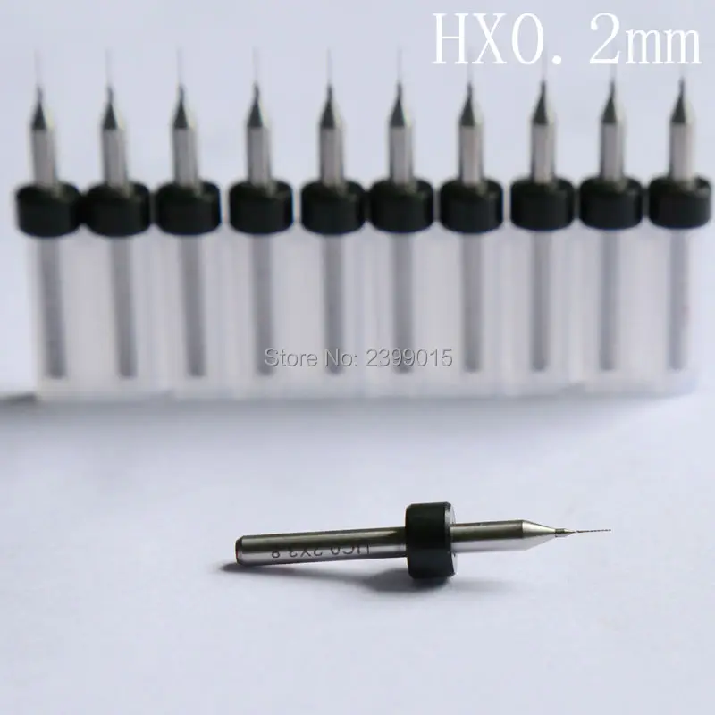 10 pcs Pcb carburo di tungsteno drill bit 3.175*0.2mm, strumenti di circuito stampato, la lavorazione del legno, CNC di foratura e fresatura