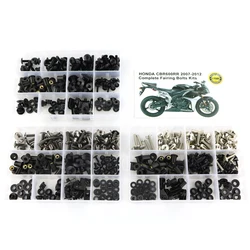 Fit for Honda CBR600RR CBR 600RR 2007 2008-2012 Motorcycle Full Fairing Bolts Kit Washer Fastener Steel Fairing Clips Nuts