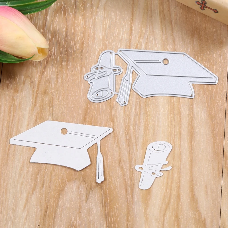 Academic Caps Metal Cutting Dies Stencils for DIY Scrapbooking/photo album Decorative Embossing DIY Paper Cards Craft Gift New