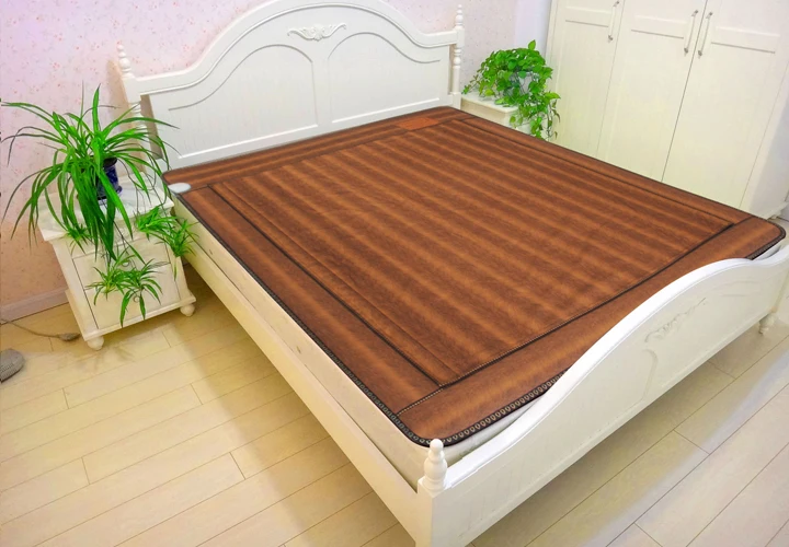 Home use sleep bedroom healthcare thermal jade heat mattress with cushion cover Free Gift eye cover