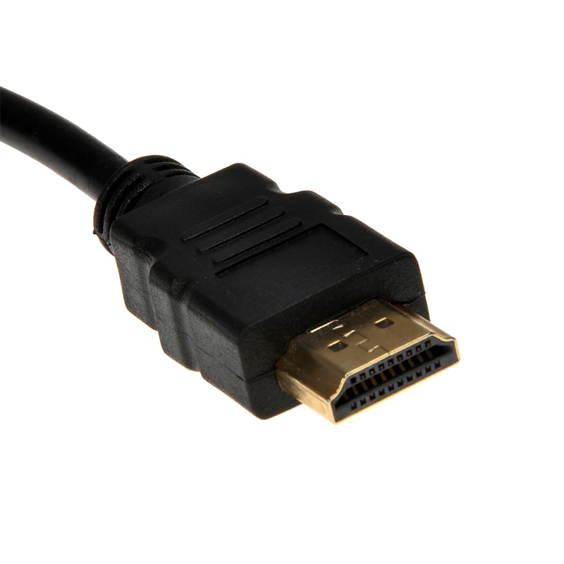 Kebidu HDMI-kompatybilny z adapterem VGA Micro Mini zgodny z HDMI męski Adapter do VGA żeński wbudowany konwerter 1080p na PS4