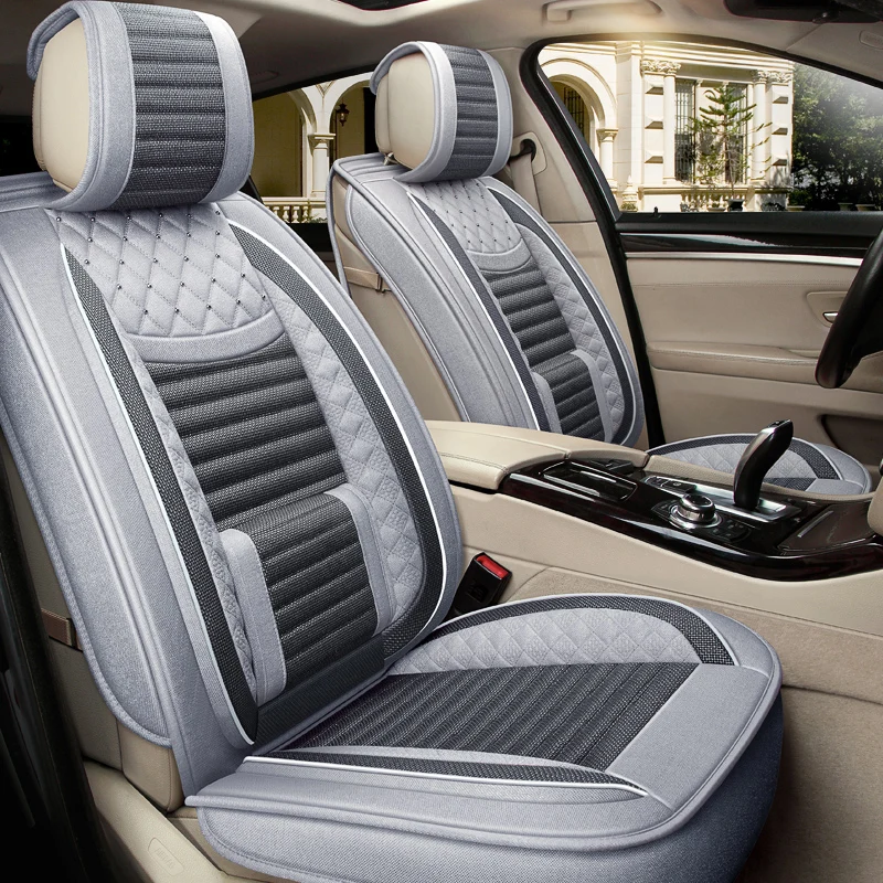 

3D Car Seat Cover General Cushion Flax ,Car Styling For Cadillac ATS CTS XTS SRX SLS Escalade