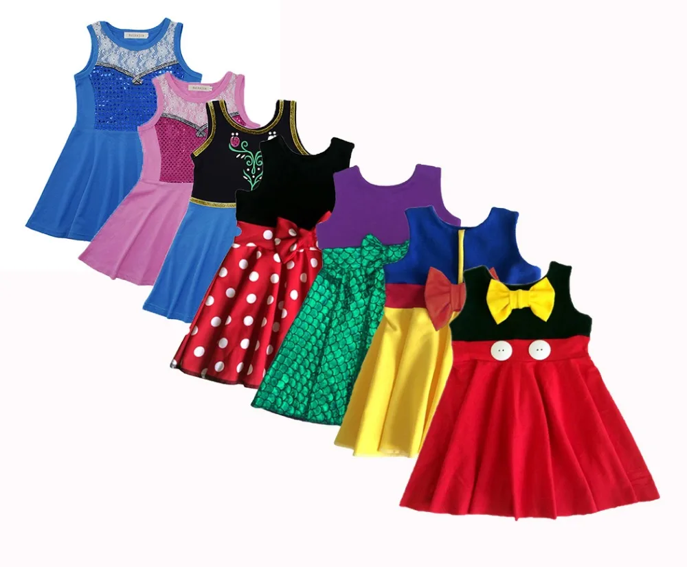 girls clothing children's clothing girl peppa pony dress little dress teen dress girls clothes 8years 10years princess customs