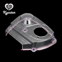 Cubierta de correa de distribución de engranajes de leva transparente, polea de leva Turbo para NISSAN R32 R33 GTS RB25DET,Honda Civic EG D15 D16,Toyota Supra 1JZ 2JZ