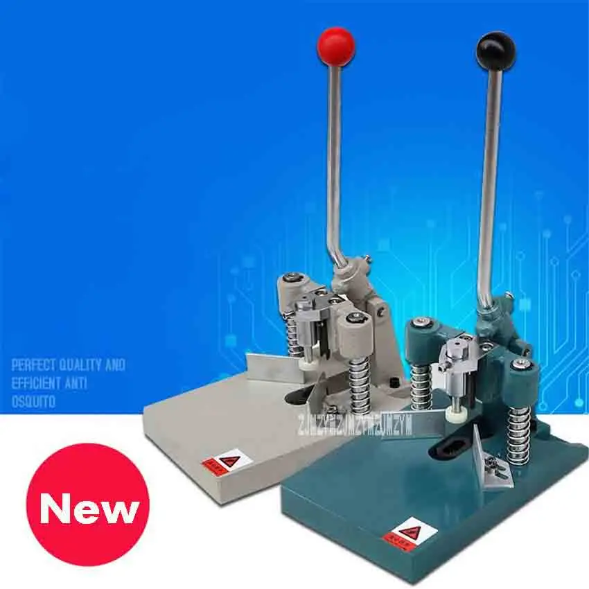 NEW YJ-610 Manual Round Corner Machine R6 and R10 Corner Blade Cast Iron Round Corner Machine With Pressure Foot Paper Cutter