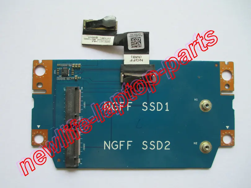 original laptop NGFF SSD board F7PCY 0F7PCY ZAP00 LS-A304P test good free shipping