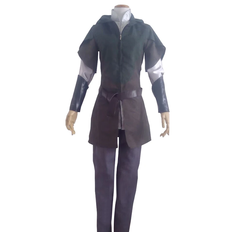 Legolas Adult Costume cosplay Costume set top+pant+vest+cloak 11