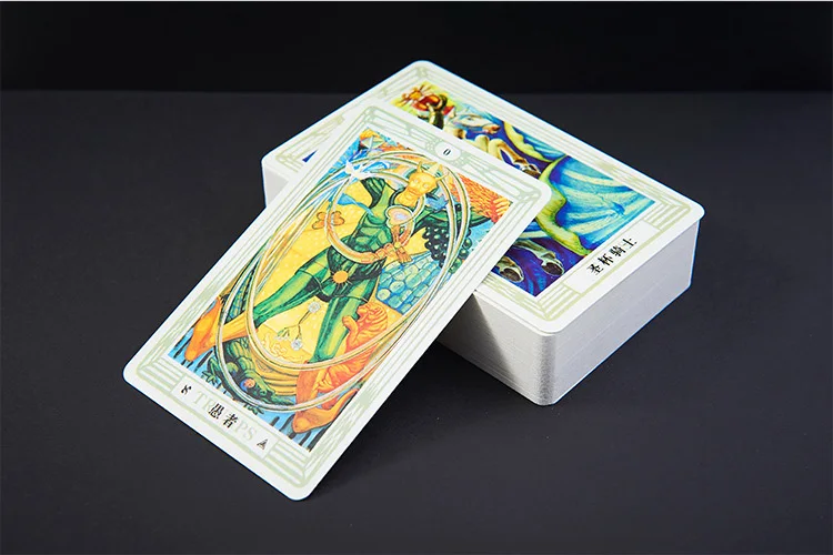 78pcs/set Aleister Crowley Thoth Tarot cards portable size board game card set Chinese