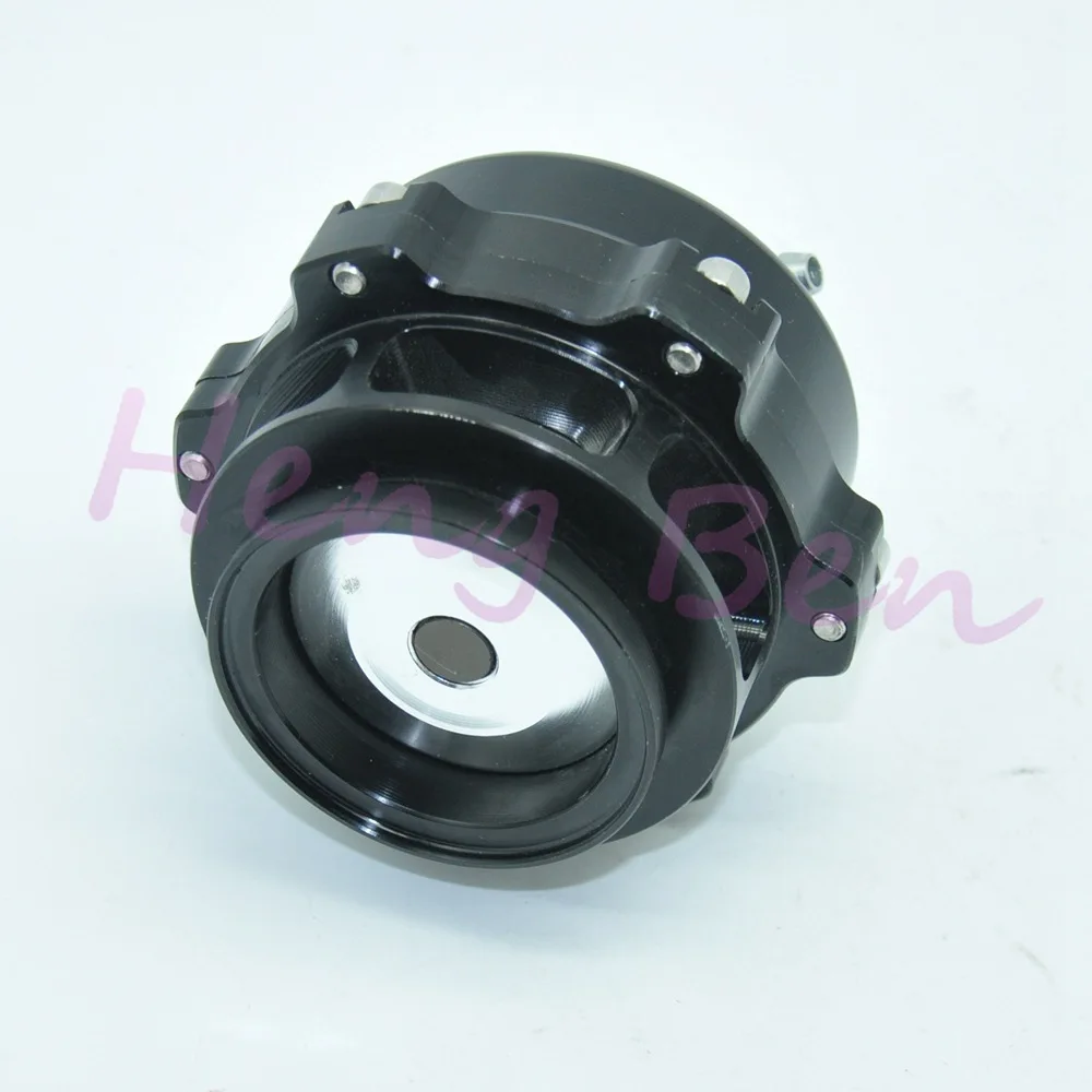 Black High Quality  50mm Blow Off Valve CNC BOV Authentic With v-band Flange