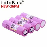 Liitokala New 100% Original 18650 2600mah battery ICR 18650 26FM Li ion 3.7 V rechargeable battery