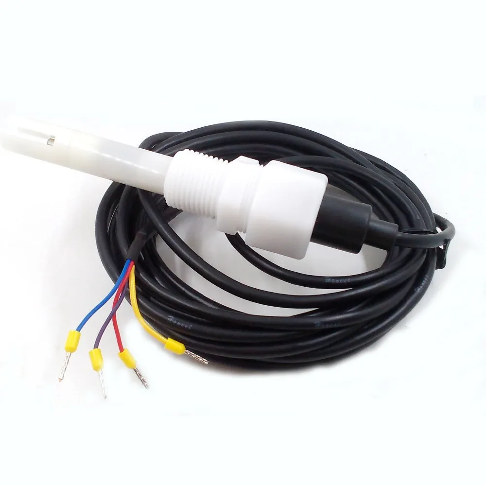 Dedicated G1/2 Sensor Probe for CM-230 Conductivity Monitor Tester Meter 5M Plastic Electrode with Pin&plug