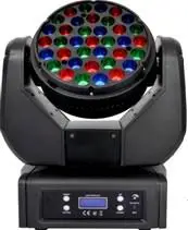 1unit 36pcs 3w RGBW color moving head led  stage party dj club bar KTV disco dance light with carton package 15DMX 512 channels