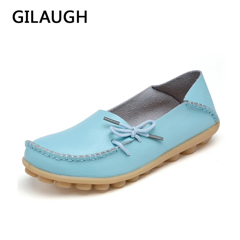 Flat Shoes Women 2020 Spring Mocassin Ladies Shoe Woman Flats Platform Femme Zapatos de Mujer Chaussures Womens Nurse Moccasins