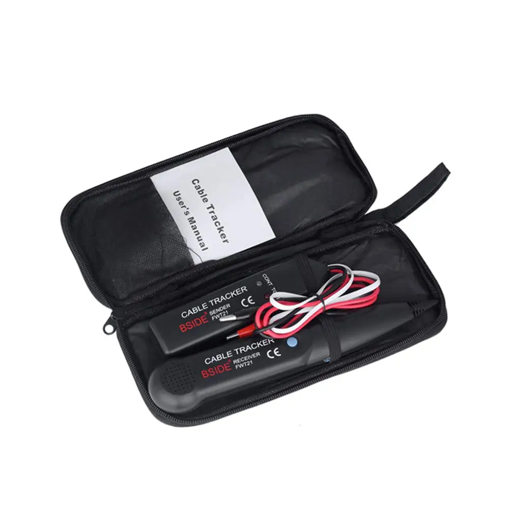 Kabel Tracker RJ11 Kawat Tracer Ethernet Tracker Telepon Tone Generator Line Toner Tester untuk Jaringan Telepon