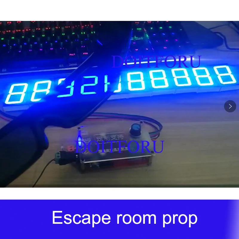 Escape room games Magic glasses double password props puzzle prop for real life escape chamber room takagism game tools