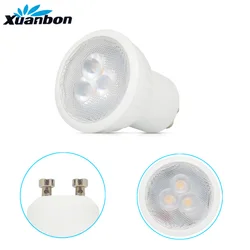 Mini lâmpada led dimerizável gu10 mr11 por 35mm, luz branca quente branca natural e fria, smd 2835