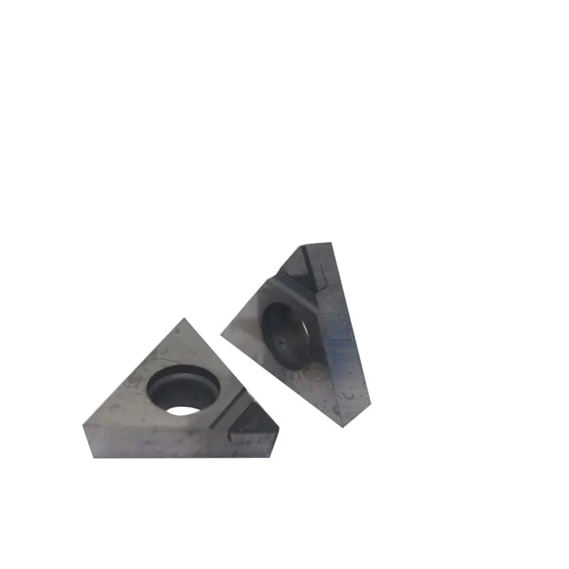 TCGT16T302 1 PC Aluminium Pemotong Pedang Memasukkan Alat Pemotong Berbalik Alat CNC Alat Al + Tin Paduan Kayu PCD Berlian sisipan