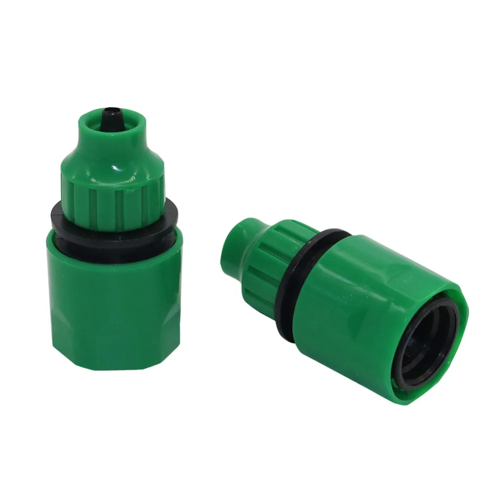 5 Pcs Barbed 4/7mm Hose Quick Coupling Connectors 1/4 Inch Pipe Connectors Garden Watering Irrigation Drip Irrigation Fittings