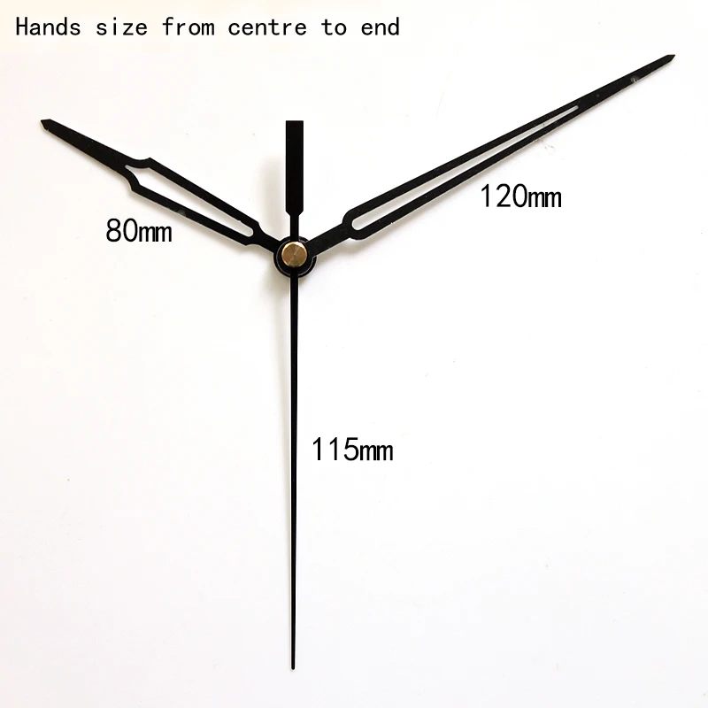 Order for SKP Shaft Hands Quartz Clock Accessory Black Metal Aluminum Material High Quality Kits