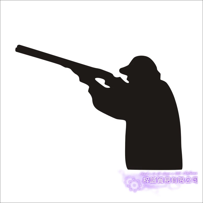 Hunt Sticker Car Hunting Shoot Shotgun Hunter Shop Posters Vinyl Wall Decals Decor Chase Mural Sticker