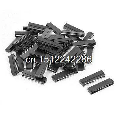 50 Pcs 2.54mm Pitch 2x22 Pin Dual Row Straight IDC Pin Headers 44 Pins