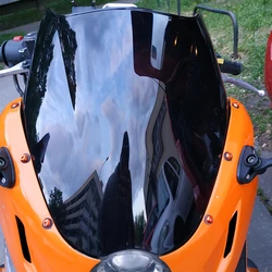 Motorcycle Double Bubble Windshield WindScreen Screen For 2005 - 2008 2009 2012 Hyosung GT125R GT250R GT650R GT 125 250 650 R