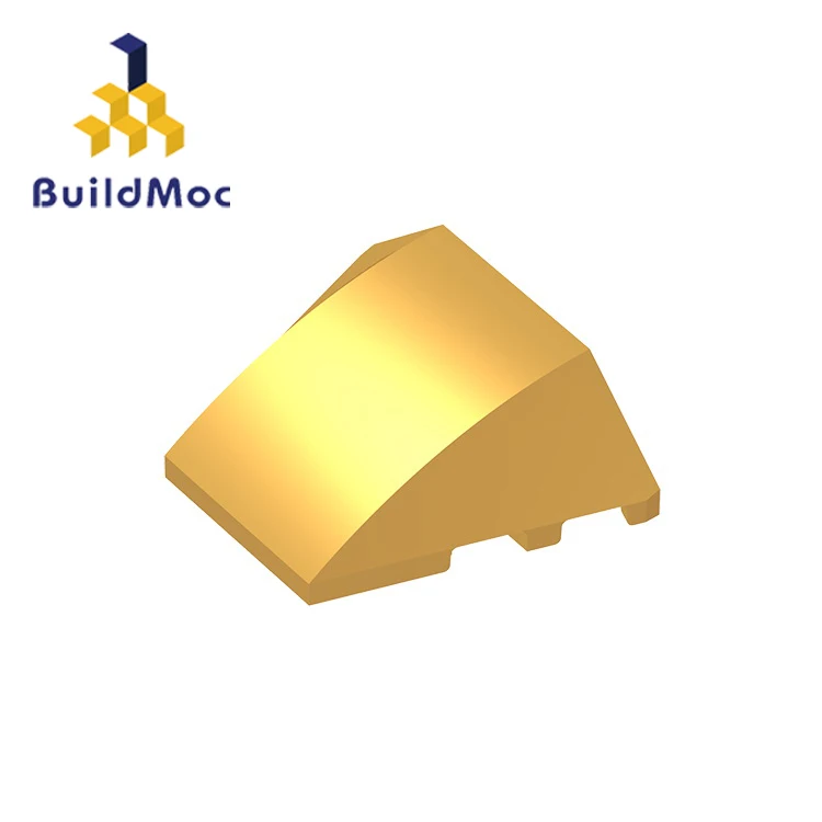 BuildMOC-أجزاء مكعبات البناء ، أجزاء مكعبات البناء 64225 4x3 ، شعار DIY التربوي