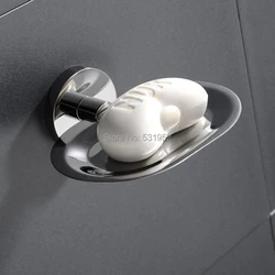 Hot Sale 304 Stainless Steel Soap Dishes Wall Mounted Shower Soap Holder Soap Dish Basket Tray Rack Bathroom Accessories