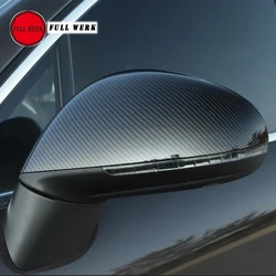 1 Pair ABS Car Styling Exterior Rear View Mirror Cover Housing Shell Case Cap for Volkswagen VW Touareg 2011-2018 Accessories