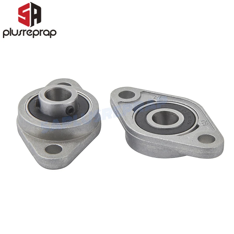 KFL08 KP08 8mm Bore Diameter Screw Pillow Block Flange Rhombic Bearing Zinc Alloy 3D Printer DIY Parts for T8 Lead Screw