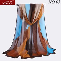 print chiffon Scarf Shawls women scarves wraps Fashion wrap shawls Hijab cape female stoles Floral scarfs muslim wrap factory ..