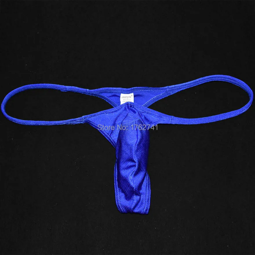Sexy Guy Swimwear Men\'s Shiny Micro Thongs Underwear Bikini Pants Drawbench G-String Tangas Male Underwear